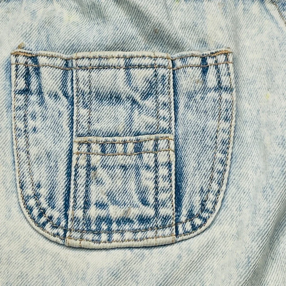 Y&F Overalls & Vigoss Shorts Girls Size 9 10 Lot Acid Wash Daisy Floral Denim
